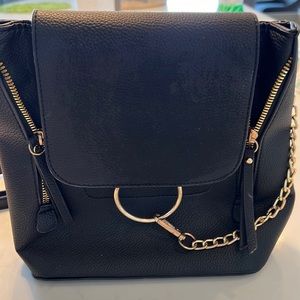 Small black backpack